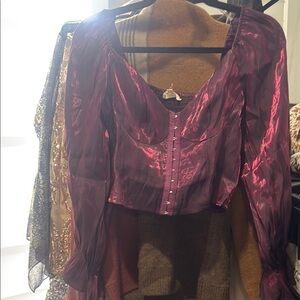 Elegant Purple Women's Top